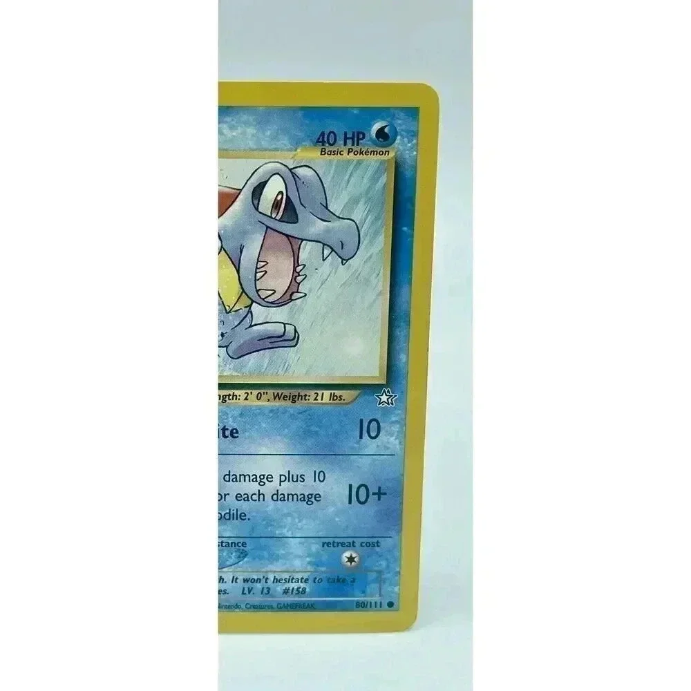 Totodile 80/111‎ Neo Genesis  Unlimited Pokemon TCG Non Holo Vintage 2000 LP